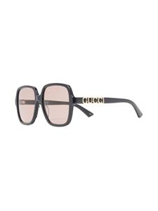 Gucci Eyewear Zonnebril met oversized montuur - Grijs