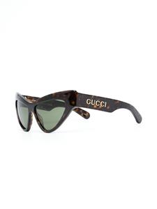 Gucci Eyewear Zonnebril met cat-eye montuur - Bruin