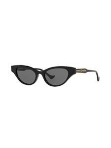 Gucci Eyewear Zonnebril met cat-eye montuur - Zwart