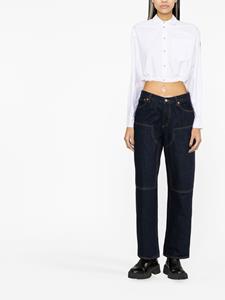 Moncler Cropped blouse - Wit