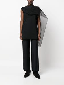 Rick Owens Blouse met sjaaldetail - Zwart