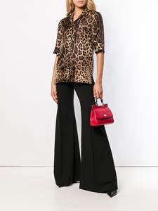 Dolce & Gabbana shirt met luipaarddessin - Bruin