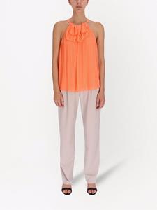 Emporio Armani Geplooide blouse - Oranje