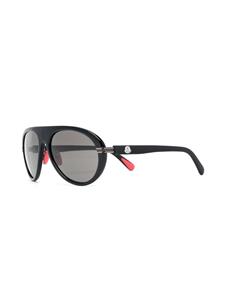 Moncler Eyewear Navigaze zonnebril met piloten montuur - Zwart