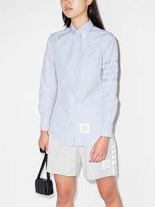Thom Browne Blouse met logopatch - Blauw