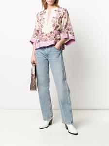 Dsquared2 Blouse met bloemenprint - Roze