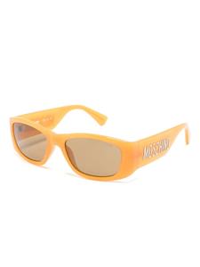 Moschino Eyewear Zonnebril met rechthoekig montuur - Oranje