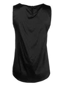 Wild Cashmere Mouwloze blouse - Zwart