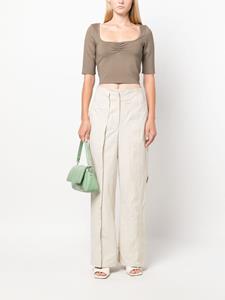 REMAIN Cropped blouse - Bruin