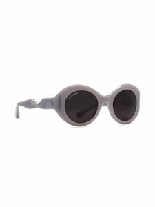 Balenciaga Eyewear Twist zonnebril met rond montuur - Grijs