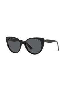 Miu Miu Eyewear Zonnebril met kattenoog montuur - Zwart