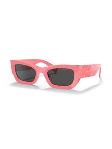 Miu Miu Eyewear Glimpse zonnebril met rechthoekig montuur - 18C5S0 Dark Pink