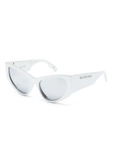 Balenciaga Eyewear Zonnebril met D-montuur - Zilver