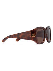 Gucci Eyewear Zonnebril met schildpadschild design - 2323 Brown