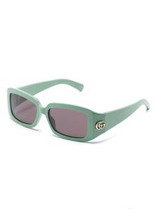Gucci Eyewear Zonnebril met rechthoekig montuur - Groen