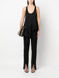 Stella McCartney Top met ruches - Zwart