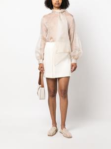 Fabiana Filippi Semi-transparante blouse - Beige