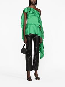 Alexander McQueen Asymmetrische blouse - Groen