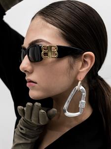 Balenciaga Eyewear Zonnebril met rechthoekig montuur - Zwart