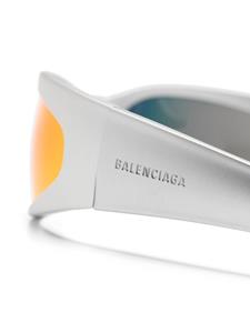 Balenciaga Eyewear Reverse XP zonnebril met ovaal montuur - Zilver