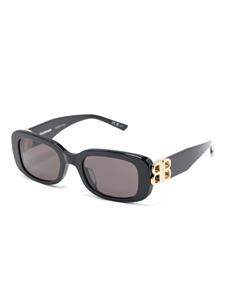 Balenciaga Eyewear Dynasty zonnebril met rechthoekig montuur - Zwart