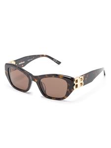 Balenciaga Eyewear Dynasty zonnebril met vierkant montuur - Bruin