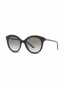 Prada Eyewear Zonnebril met rond montuur - Zwart