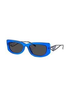 Prada Eyewear Zonnebril met rechthoekig montuur - Blauw