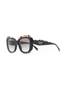 Prada Eyewear Zonnebril met schildpadschild design - Zwart