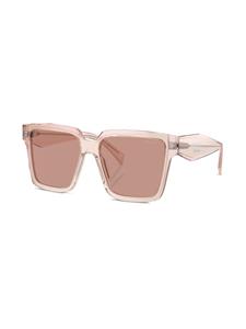 Prada Eyewear tonale zonnebril met oversized montuur - Roze