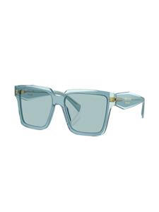 Prada Eyewear Zonnebril met vierkant montuur - Blauw