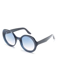 Lapima Carlota Natural zonnebril met rond montuur - Blauw