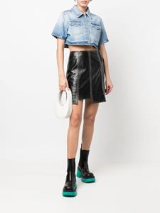 Off-White Cropped blouse - Blauw