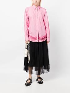 Molly Goddard Blouse met ruches - Roze