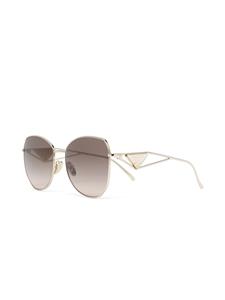 Prada Eyewear Zonnebril met oversized montuur - Goud