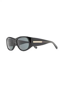 Marni Eyewear Zonnebril met ovalen montuur - Zwart
