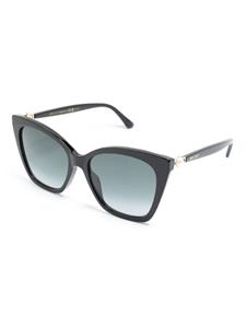 Jimmy Choo Eyewear Ruag zonnebril met cat-eye montuur - Zwart