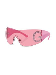 Dolce & Gabbana Eyewear Zonnebril met shield montuur - Roze