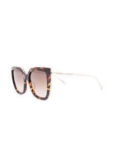 Chopard Eyewear Zonnebril met cat-eye montuur - Bruin