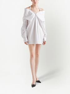 Prada Off-shoulder blousejurk - F0009 WHITE