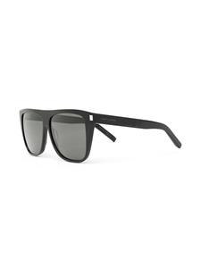 Saint Laurent Eyewear SL102 zonnebril met vierkant montuur - Zwart