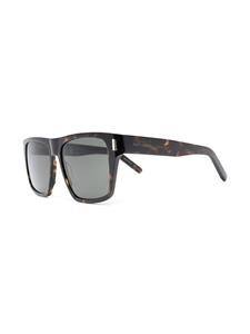 Saint Laurent Eyewear SL424 zonnebril met vierkant montuur - Bruin