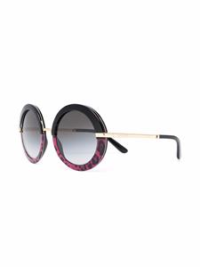 Dolce & Gabbana Eyewear Zonnebril met rond montuur - Goud