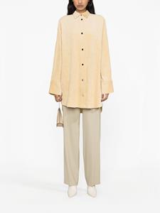 AERON Ribfluwelen blouse - Beige