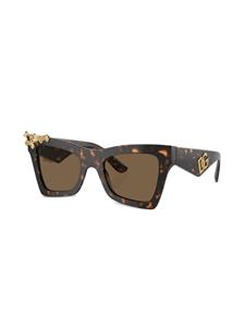 Dolce & Gabbana Eyewear Zonnebril met cat-eye montuur - Bruin