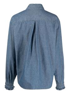 Ports 1961 Geplooide blouse - Blauw