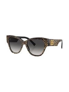 Dolce & Gabbana Eyewear Zonnebril met vlindermontuur - Bruin
