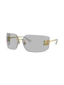 Miu Miu Eyewear Zonnebril met cat-eye montuur - Goud