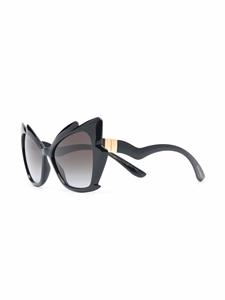 Dolce & Gabbana Eyewear Gattopardo zonnebril met abstract montuur - Zwart