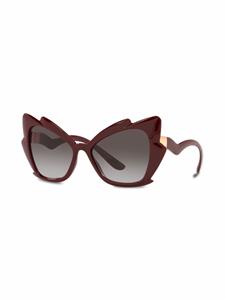 Dolce & Gabbana Eyewear Zonnebril met cat-eye montuur - Rood